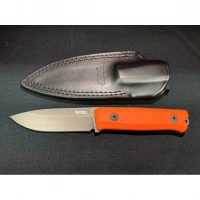 Нож LionSteel Bushcraft-R, сталь Sleipner, рукоять G10, оранжевый купить в Серпухове