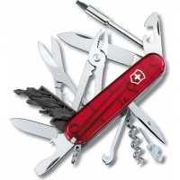 Нож перочинный Victorinox CyberTool, сталь X55CrMo14, рукоять Cellidor®, полупрозрачный красный купить в Серпухове