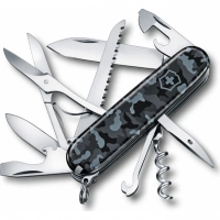 Нож перочинный Victorinox Huntsman 1.3713.942,91 мм, 15 функций, морской камуфляж купить в Серпухове