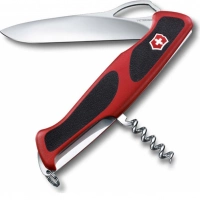 Нож перочинный Victorinox RangerGrip 63, сталь X55CrMo14, рукоять полиамид, красно-чёрный купить в Серпухове