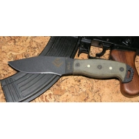 Нож с фиксированным клинком Ontario «NS-4 Black Canvas Micarta Handle» купить в Серпухове