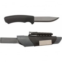 Нож с фиксированным лезвием Morakniv Bushcraft Survival, сталь Sandvik 12C27, рукоять пластик/резина купить в Серпухове