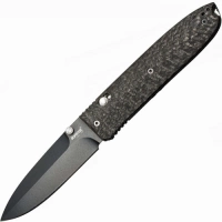 Нож складной Lionsteel Daghetta Black 8701 FC, сталь D2 Blade, рукоять карбон/G-10 купить в Серпухове