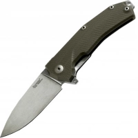 Нож складной LionSteel KUR GR G10 Green Flipper, сталь Uddeholm Sleipner®, стеклотекстолит, зелёный купить в Серпухове