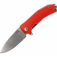 Нож складной LionSteel KUR OR G10 Orange Flipper, сталь Uddeholm Sleipner®, стеклотекстолит, оранжевый купить в Серпухове