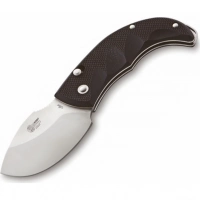 Нож складной LionSteel Skinner 8901 G10, сталь 440C Satin Finish, рукоять стеклотекстолит, чёрный купить в Серпухове