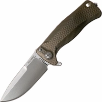 Нож складной LionSteel SR22 B (BRONZE) Mini, сталь Uddeholm Sleipner® Satin, рукоять титан по технологии Solid®, бронзовый купить в Серпухове