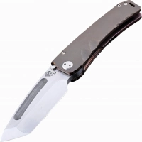 Нож складной Medford Marauder Tanto, сталь D2 Tool Steel, рукоять титановый сплав, бронзовый купить в Серпухове