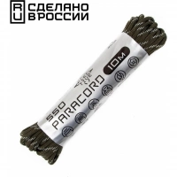 Паракорд 550 световозвращающий army green, 10м. купить в Серпухове