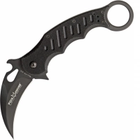 Складной нож Fox Karambit, сталь N690, рукоять стеклотекстолит G-10, чёрный купить в Серпухове