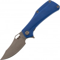 Складной нож Скорпион Evo Bowie Blue, сталь K110, рукоять G10 купить в Серпухове