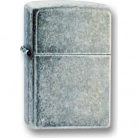 Зажигалка ZIPPO Antique Silver Plate, латунь с покрытием ™Plate, серебристый, матовая, 36х12×56 мм купить в Серпухове