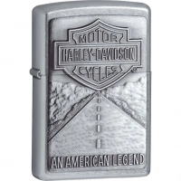 Зажигалка ZIPPO Harley-Davidson® Легенда, с покрытием Street Chrome™ купить в Серпухове