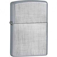 Зажигалка ZIPPO Linen Weave с покрытием Brushed Chrome, латунь/сталь, серебристая, матовая, 36x12x56 мм купить в Серпухове